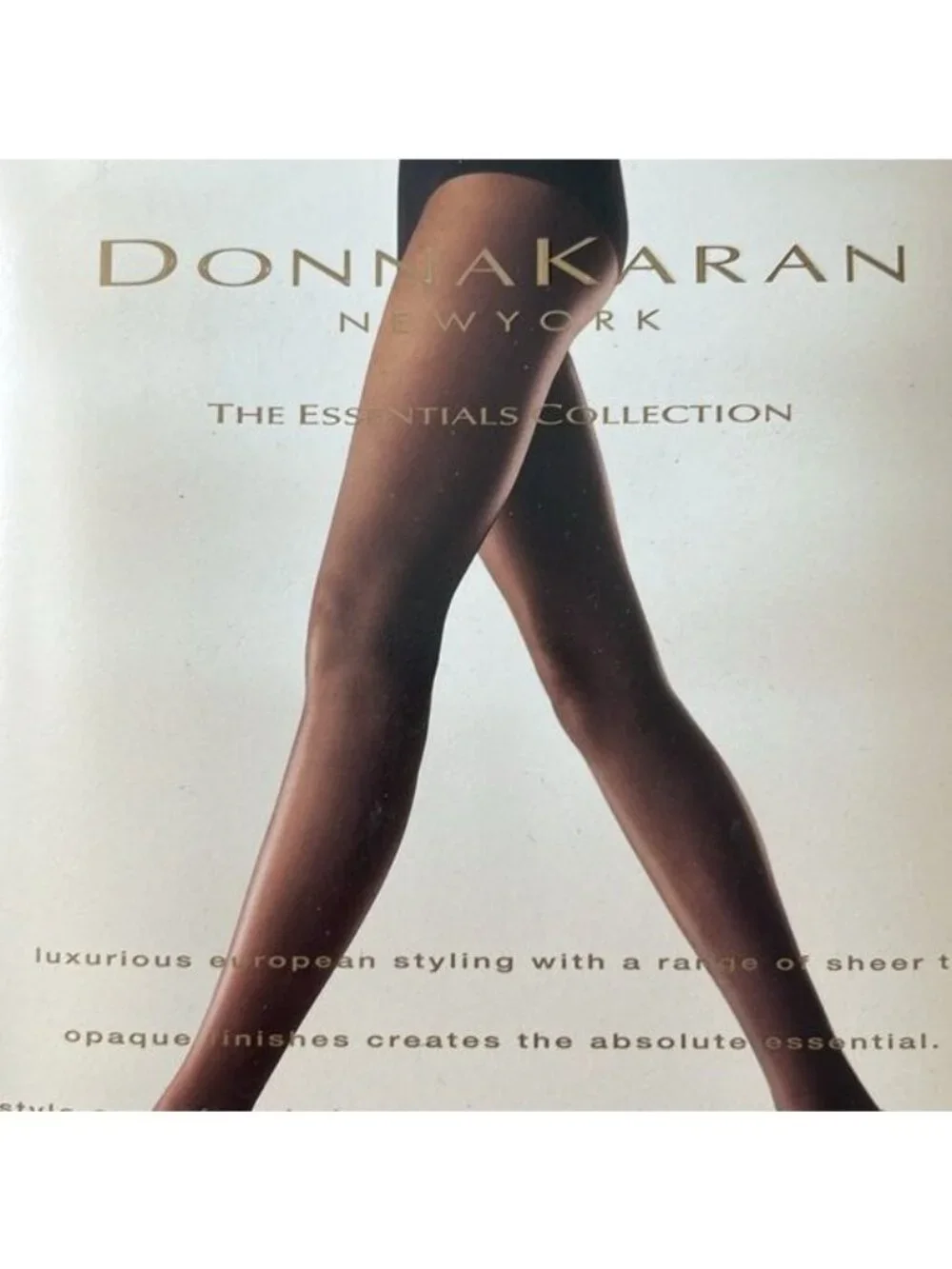 Donna Karan DKNY The Essentials Sheer Toe Control Top Tights Pantyhose